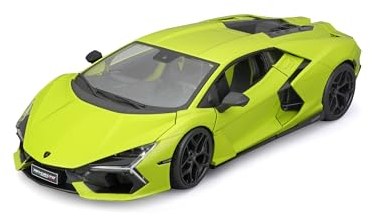 Maisto Lamborghini Revuelto (2023): Modellauto im Maßstab 1:18, Motorhaube, Kofferraum und Türen beweglich, grün (531464G)