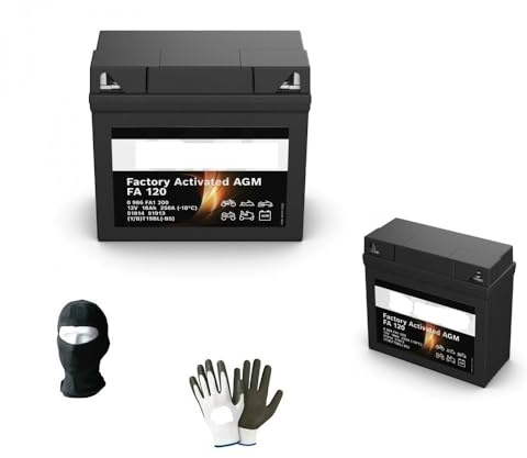 Compatible avec BMW K LT/M 1200 dal 1999 al 2010 Batterie Bosch FA120 YT19BL-BS 12VOLT 18AH Ampere CHARGÉE ET PRÊTE À l'emploi Batteries Gel AGM SCELLÉES 186X82X171CM