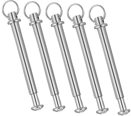 CRAFTHROU 5 Sets of Shaft Replacement Fasteners Metal Rivets and Nuts for Repair Solid Shaft Rivet Parts for Professional Maintenance