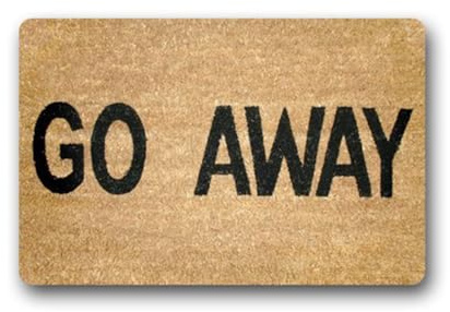 MDEIMAT Fußmatte Go Away