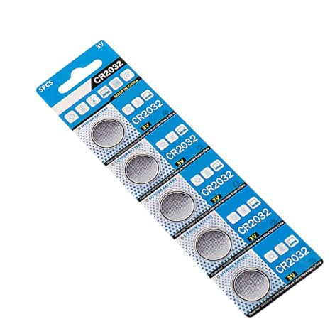 Pile bouton – 5 petites piles rondes | Pile ronde | Pile bouton 3 V | Petites piles longue durée | Accessoires de télécommande pour appareils électroniques portables, casques sans fil