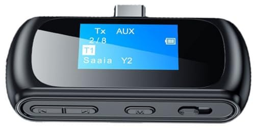 Trasmettitore Bluetooth 5.0 2 in 1 da 10 m per console di gioco per PC, laptop, TV, ecc. Accessorio