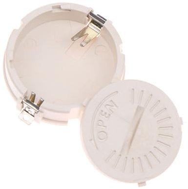 Heat Resistant CR2450 Battery Socket with Cover Coin Battery Holder Container Universal