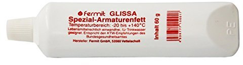 Fermit (GLISSA special Armaturenfett) by NSF approved H - 1 and DIN 51502 of Bundesgesundheitsamtes (60 Gram Tube) by Fermit