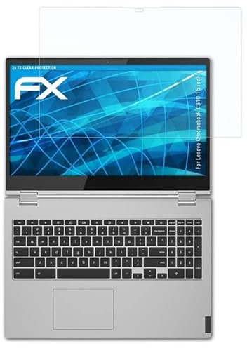 atFoliX Screen Protection Film compatible with Lenovo Chromebook C340 15 inch Screen Protector, ultra-clear FX Protective Film (2X)