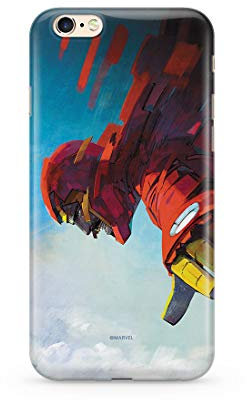ERT GROUP Handyhülle für Apple iPhone 6/6S Original und offiziell Lizenziertes Marvel Muster Iron Man 015 optimal an die Form des Handy angepasst, hülle aus TPU