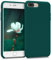kwmobile Hülle kompatibel mit Apple iPhone 7 Plus/iPhone 8 Plus Hülle - Silikon Handy Case - Handyhülle weiche Oberfläche - kabelloses Laden - Türkisgrün