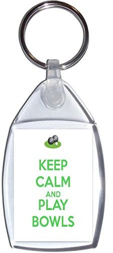 Keep Calm and Play Bowls - Keyring