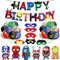 Super Hero Birthday Party Decorations Set Kids Party Supplies Super Hero Balloons For Boys Theme Party Favor (E)