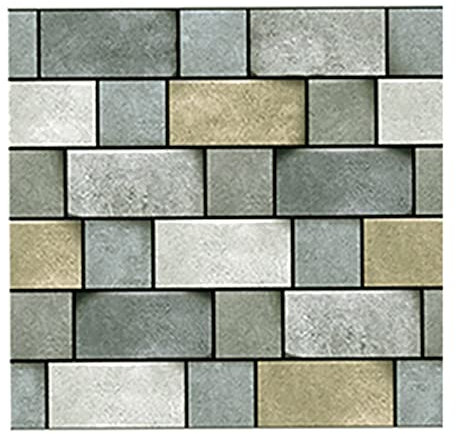 Cozylkx Selbstklebende Tapeten-Aufkleber Imitation Ziegelstein-Aufkleber, PVC 3D-Wandaufkleber für Wohnzimmer Schlafzimmer TV-Wand-Dekor 30x30cm