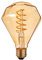 LEDSone Vintage LED E27 Screw Bulb 4W Edison LED Bulbs Antique Style Retro Spiral Led Filament Bulb Energy Saving Diamond Screw Bulbs Decorative Light Bulbs Amber Glass Warm White 2700K