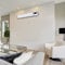 ElectricSun 2800W et 1400W blanc radiateur rayonnant infrarouge avec thermostat, avec contrôle WiFi Smart Life App, montage mural ou au plafond 180x15cm
