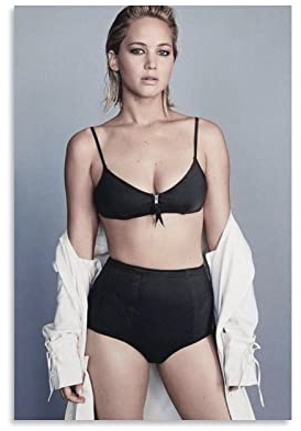 Jennifer Shrader Lawrence ist eine der sexiesten Frauen der Welt (3) Druck Fotokunst Malerei Leinwand
