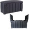 Multipurpose Outdoor Weather Proof Black Garden Storage Box Extra Large 322 Litre Capacity With A Butterfly Lid