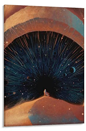 NANXIANG Dune Filmposter Science Fiction Filmposter Leinwand Poster Wandkunst Bild Drucke Hängende Foto Dekor Home Poster Kunstwerke 61 x 91,4 cm