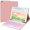IVEOPPE Tastiera iPad 9 Generazione, iPad 10.2, Layout Italiano, Retroilluminato Bluetooth per iPad 8, iPad 7, iPad Air 3, iPad Pro 10.5, con Slot per Penna, Rosa