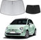 Opaltool Parasol Coche Delantero Plegable Repuesto para Fiat 500 2007-2023, Coche Sol Sombra Bloquea los Rayos UV en el Interior del Parasol Protector