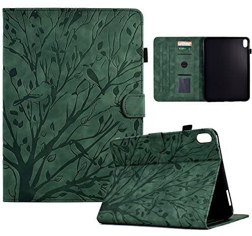 Bxithnr Coque pour iPad Mini 6 2021 8.3 Pouce Housse Étui à Rabat Mince et Léger Portefeuille Case avec Fonction Support et Poche Cartes, Coque de Protection pour iPad Mini 6ème génération - Vert