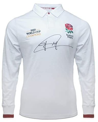 Exclusive Memorabilia England-Rugby-Trikot, signiert von Jonny Wilkinson