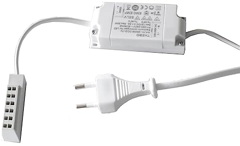 LED Netzteil 240/12 V DC 20 W mit 6-fach*AMP Verteiler, Netzteil/Trafo/LED Trafo
