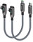 SOOPII 100W Right Angle USB C to USB C Cable,2Pack 1FT Zinc Alloy Braided Type-C Cable with LED Display for lphone 15, lPad Air/Pro,MacBook Pro,Galaxy S23/S22/S10,Pixel,LG(0.3m,grey)
