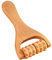 Rouleau de massage en bois avec poignée, rouleau de massage pour tout le corps, nuque, jambes, dos, épaules, pieds, main (A)