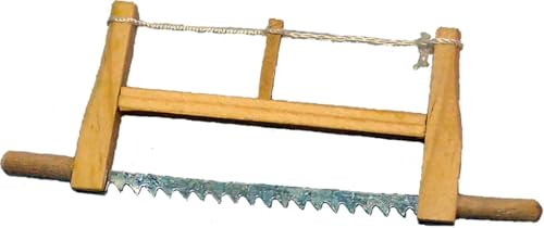 FADEDA Schreinersäge/Höhe:7 cm/handbemalt/detailgetreue Krippen Figuren - Weihnachten Tisch Dekoration Krippe Zubehör