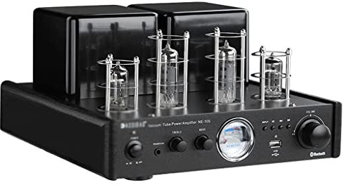 VejiA Amplificatore valvolare Audio 40Wx2 Home Theater Professionale Amplificatore di Potenza Stereo HiFi Amplificatore per Cuffie USB