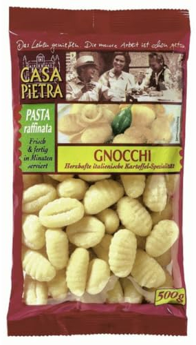 Casa Pietra Gnocchi Herzhafte italienische Kartoffel-Spezialität.500 gramm [Frischegarantie]