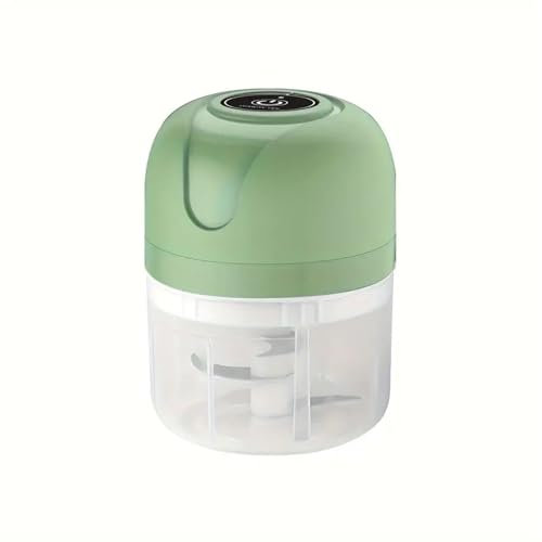 Hachoir électrique 250 ml | Mini hachoir à ail électrique USB Broyeur d'aliments et de viande Machine à écraser l'ail Résistant et durable Broyeur de légumes Ustensiles de cuisine