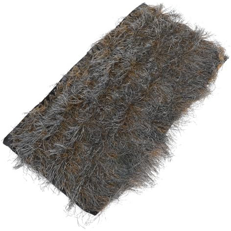 Levemolo Künstliches Reetdach Aus Pe Und Simuliertes Strohdach Für Garten Und Langlebig Wartungsfrei Naturgetreue Für Ländliche Und Rustikale Dekoration Graue Farbe