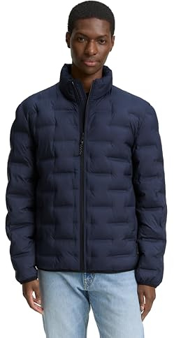 TOM TAILOR Denim Herren Lightweight Steppjacke mit Stehkragen
