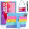 KATUMO Funda infantil de silicona para Lenovo Tab M11 (11 pulgadas) 2024 Tablet TB330FU/331FC con correa para el hombro y lápiz capacitivo, funda para niños, multicolor para Lenovo Tablet Tab M11