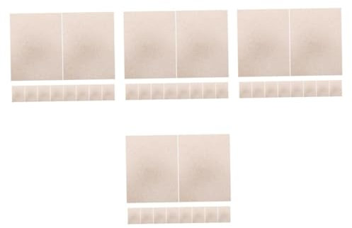 UKCOCO 4 Juegos Accesorios Microondas Tablero De Mica Cubierta De Microondas Partes Del Horno De Microondas Escamas De Mica Para Horno Microondas Papel De Mica 10 Piezas*4