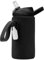 Linkidea Water Bottle Sleeve Compatible with CamelBak Eddy+ Tritan 14oz, Steel 12oz Kids Bottle, Waterbottle Holder Bag with Name Tag, Black