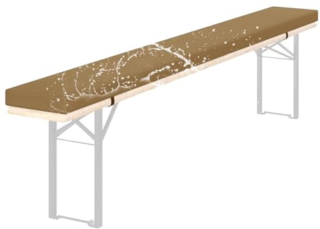 Generisch Bierbankauflage Gepolstert, 220 X 25 180x28 170x25 200x30 110x30 Wasserabweisend Bierbank Auflage, Dick 3cm, FüR Bierzeltgarnitur Bankkissen Outdoor Sitzpolster,H 28,180x25x3cm