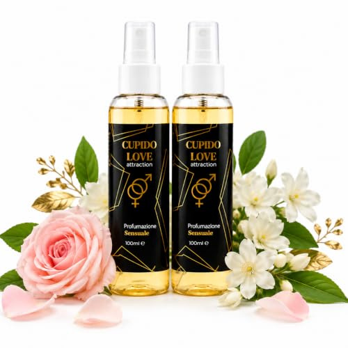 Cupido Love Pheromon-Parfüm (200ml) – Aphrodisierendes Eau de Parfum für Damen und Herren – Verführerischer und intensiver Unisex-Duft mit langanhaltender Wirkung – AlohaLabs