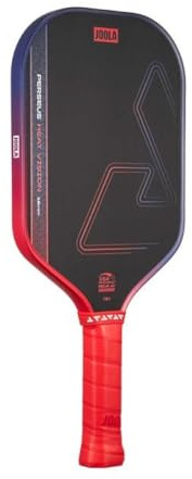 JOOLA Heat Vision - Paleta de pickleball de 16 mm, superficie de fibra de carbono texturizada para giro, película SK para reducir la vibración, aprobada por USAP, chip NFC habilitado