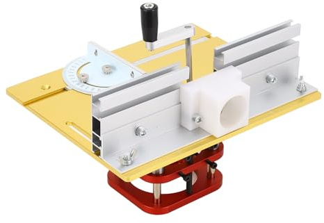 YWBL-WH Router Lift Kit, Universal Aluminum Alloy Lifting Base with 51mm Stroke for Woodworking Machines, Compatible with 64-66mm Motor Diameter Routers and Engraving Machines