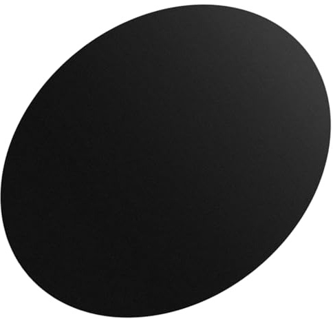Mipcase Runde PTFE Grillmatte Schwarz 1 Stück für Gasgrill und Feuerstelle