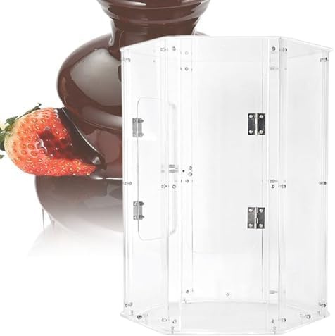 GYKOZY Chocolate Fondue Fountain Machine Cover - Ideals for Parties and Weddings, 4 Tiers, Provides Protection and Enhances Presentation
