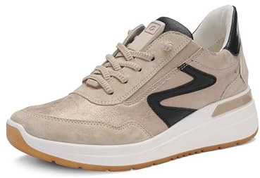ARA Damen Sneaker Garda Beach,Shell,SCHWARZ Gr. 43