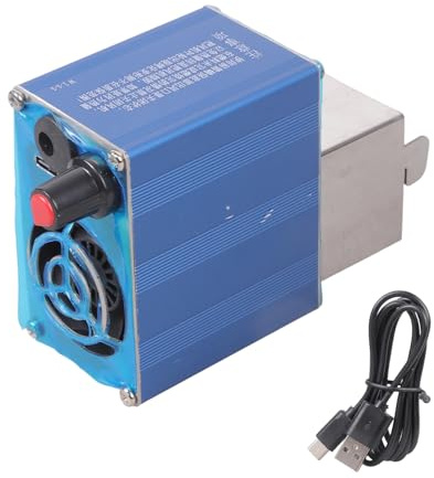 Airflows Ventilateur en métal à double vitesse variable 5 V 12 V entrée pour refroidissement ventilation portable extérieur portable USB
