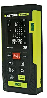 Misuratore Laser Elettronico 60 Mt Metrica Flash 61155