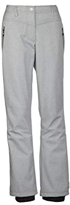 Killtec Damen Jilia Soft Shell Hose Mit Schneefang, Grau/Melange, 42 (L)