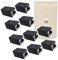 X10-Kuppler RJ45 CAT 5 6 7 Ethernet-Netzwerkanschluss-Buchse-Buchse-Buchse für gekreuzte Ethernet-Netzwerkerweiterung - Adaptive französische Marke
