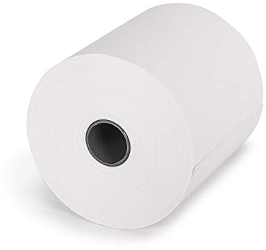 KK Verpackungen® Thermorollen | 50 Rollen, 57mm x 40m x 12 mm EC-Cash Bonrollen mit Ø58mm | Kassenrollen aus BPA freiem 55g/m² Thermopapier