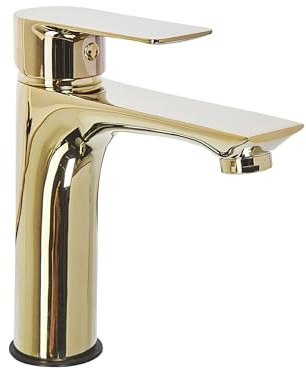 Stilvoller Wasserhahn Messing gold Berloi