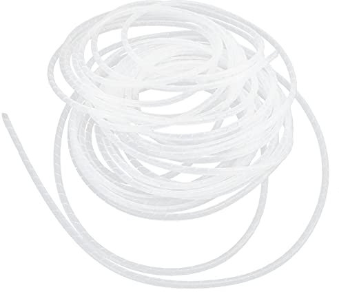 Spiral Wire Wrap Cover, Spiral Wire Wrap Halter PVC Spiral Wire Wrap Kabel für Werkstatt Heimleben für Computerraum(14-4,5m)