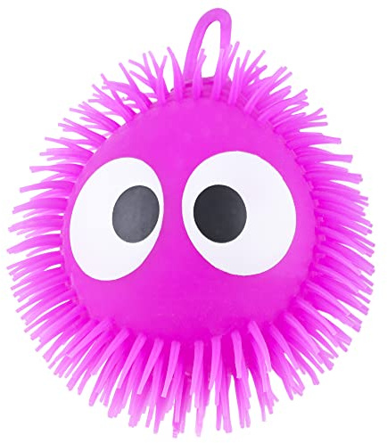 Toyland® 17 cm Squishy Big Eye Puffer Balls – Neuartiges Spielzeug – 6 Farben zum Sammeln – 1 zufällig ausgewählt